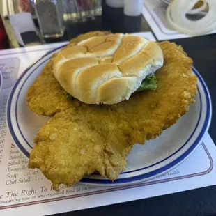 Pork tenderloin at TC&apos;s on November 4, 2023.
