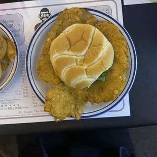 Pork tenderloin at TC&apos;s on November 4, 2023.