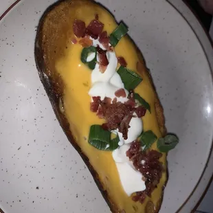 Potato skins loaded