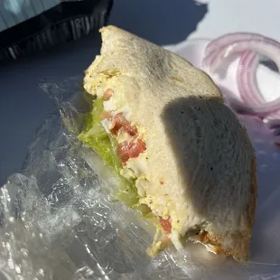 Egg salad sandwich