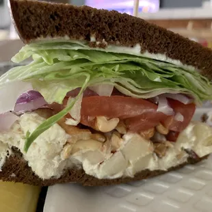 Cashew Chicken Sandwhich