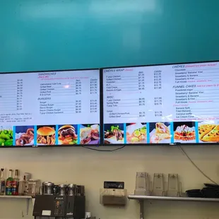 Snack menu