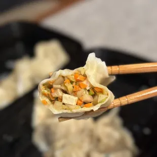 Inside Vegetable Dumpling