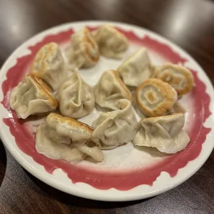 Lamb with Onion potstickers