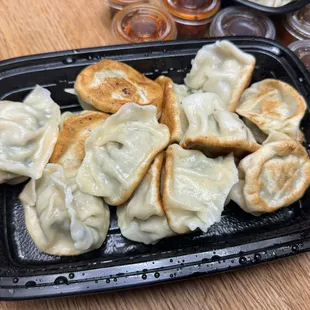 Chive Pork and Shrimp Potstickers