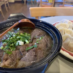 Beef Noodle Soup &amp; some dumplings