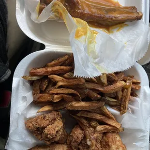 Rib and Chicken Crack Wedges Combo