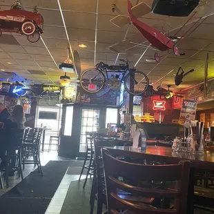 Inside main seating area