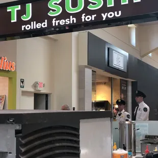the inside of a restaurant