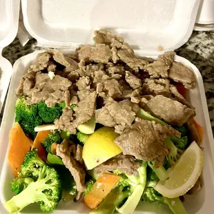 &apos;HO&apos; Healthy Option Beef w/Veggies