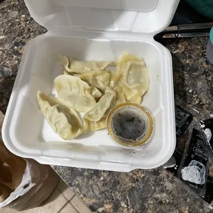 Pork dumplings steamed