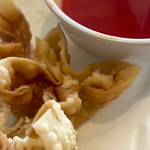 Crab Ragoons , great flavor although could use a bit more filling!