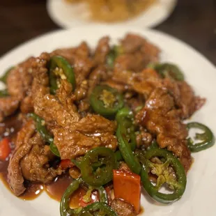 beef and peppers