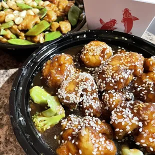 Kung Pao &amp; Sesame Chicken