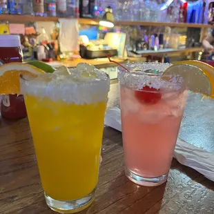 Mango &amp; prickly pear margarita