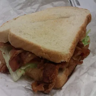 BLT on White Toast.