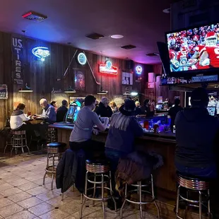 Bar side interior