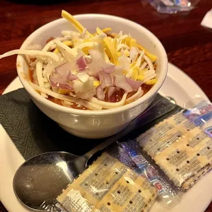 Cold chili but good flavor