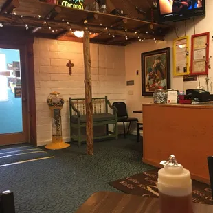 Entrance (inside). Front door is on the side.