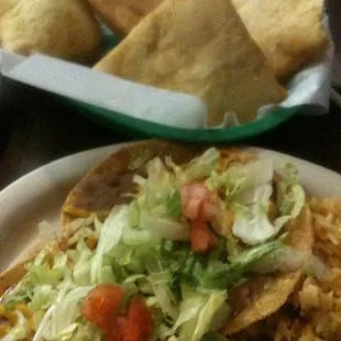 Bean Tostada Plate