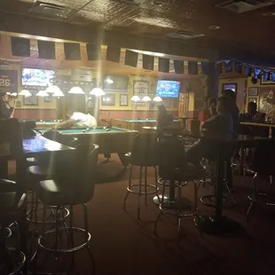 billiards and pool tables