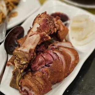 Deep fried pork knuckle