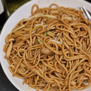 Mushroom noodles