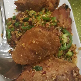Deep-Fried Chicken Wings