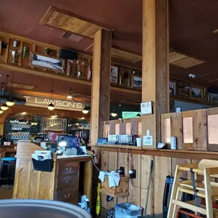 the inside of the restaurant