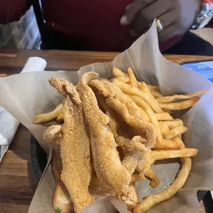 Catfish and fries