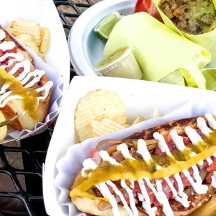 Sonoran Hotdog with Carne Asada Burrito