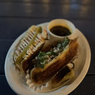 Sonora Dog and La Sonora dip