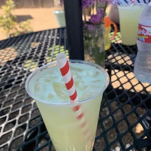 Fresh Cucumber lemonade .