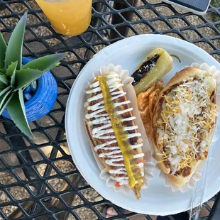 sonara hot dog and chili dog