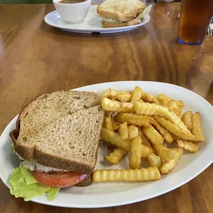 Tuna Salad with fries