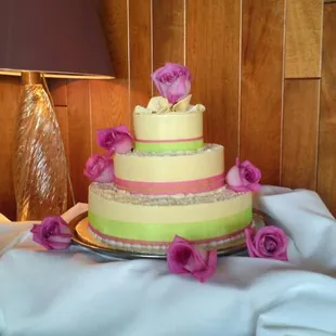 Cake we ordered for reception.