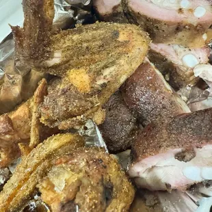 Chicken And Rib Tip Combo (Smoked)