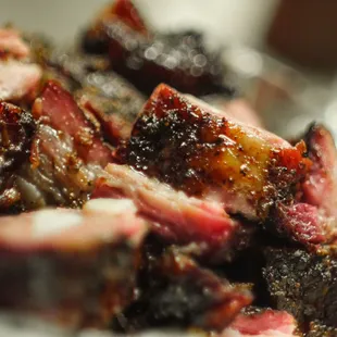 Caramelized rib tips