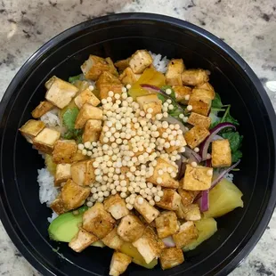 my go to "Regular T-OP Poke Bowl"