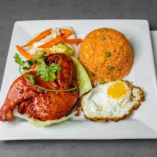 a plate of food