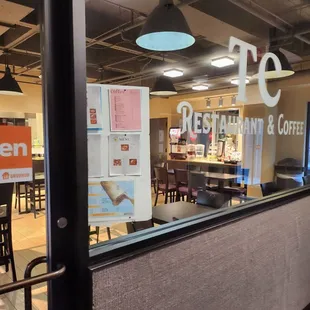a restaurant and coffee shop