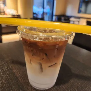 Ube latte