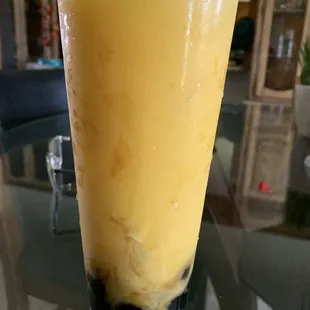 bad boba and smoothie. mango.