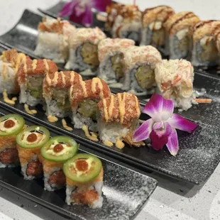 food, sushi and sashimi, sushi, sashimi