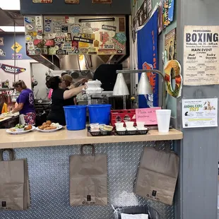 Employee only area
