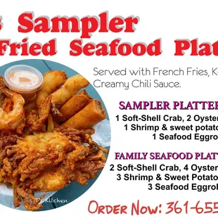 chicken wings and fried chicken