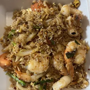 Fried rice with shrimp