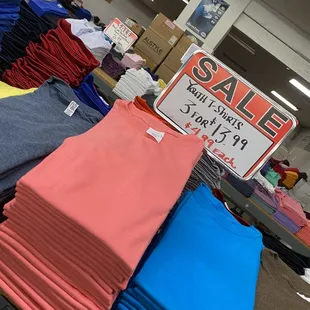 Great prices on tees