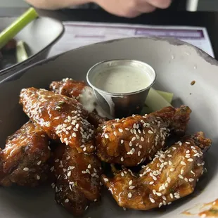 Crispy Chicken Wings (thai chili)