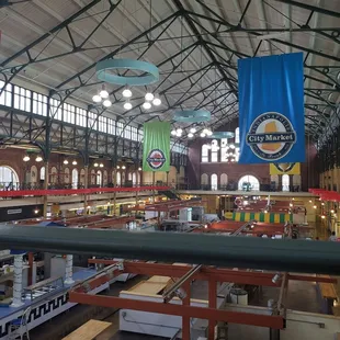 Almost empty Indianapolis City Market